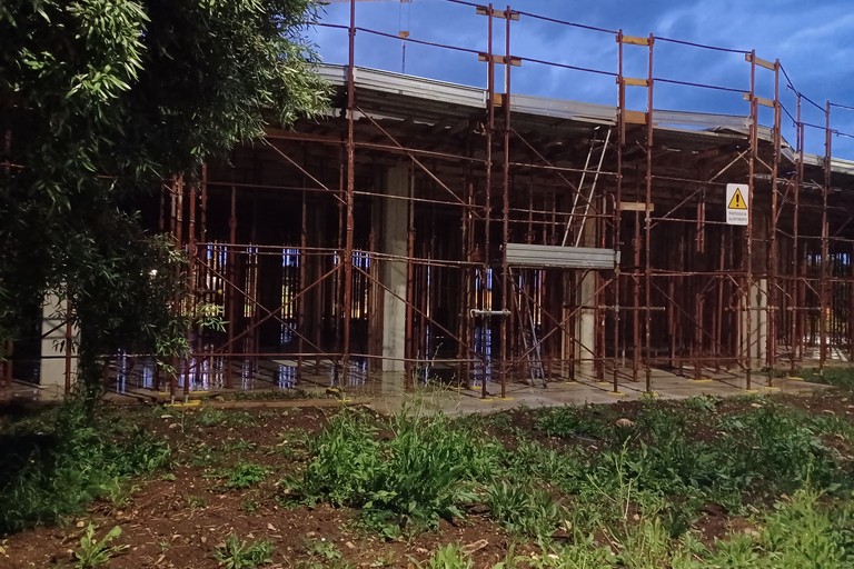 Asilo nido comunale - cantiere. <span>Foto Gianluca Battista</span>