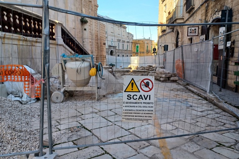 Lavori piazza Duomo. <span>Foto Gianluca Battista</span>