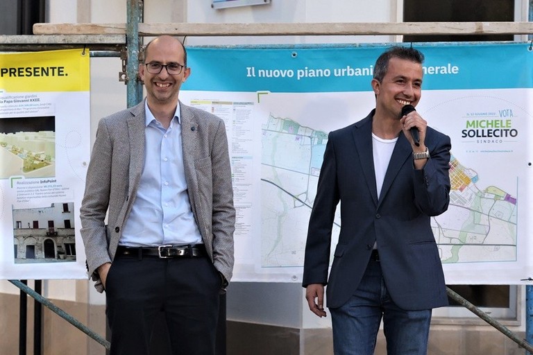 Giangaetano Tortora con Michele Sollecito