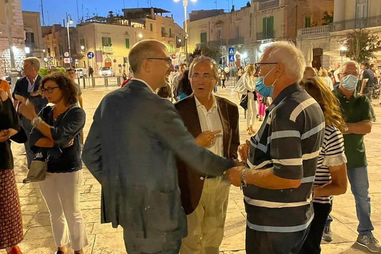 Michele Sollecito tra la gente