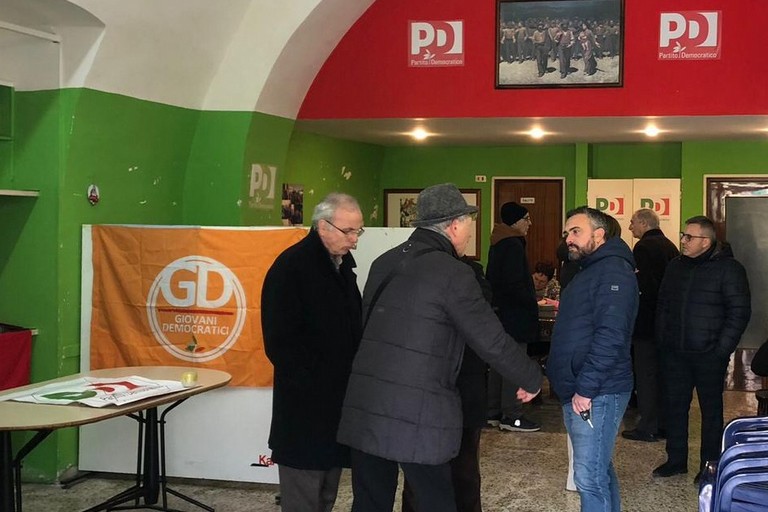 Brancato con gli iscritti PD
