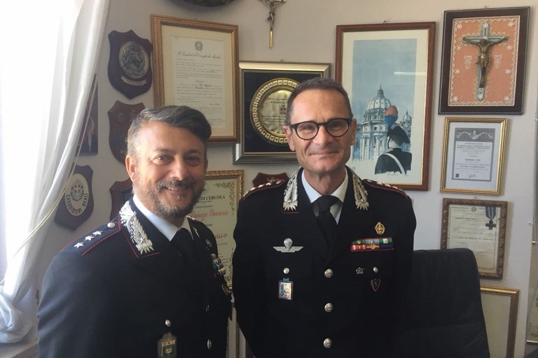 Il capitano Vito Ingrosso e il colonnello Vincenzo Molinese