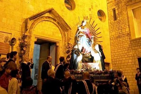 Il rientro della Madonna del Rosario