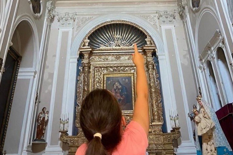 Bimbi nella chiesa di Costantinopoli
