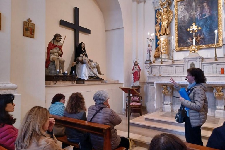 La Pietà nella chiesa di Santa Maria degli Angeli. <span>Foto Gianluca Battista</span>