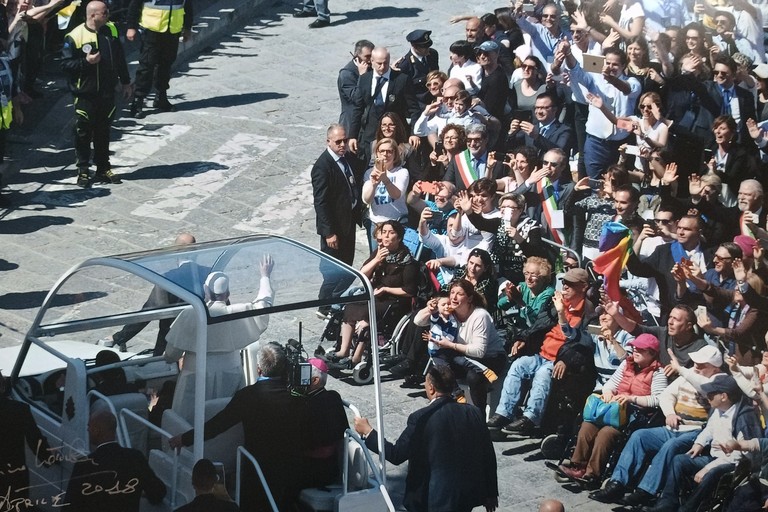 Il Papa a Molfetta. <span>Foto Dino Mottola </span>