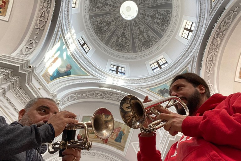 Prove per il concerto di Santa Cecilia