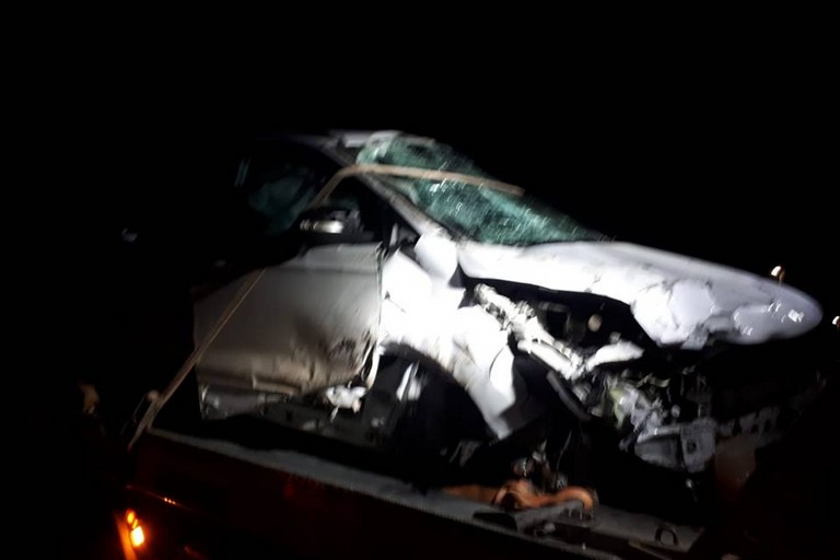 L'incidente stradale avvenuto sull'autostrada A14