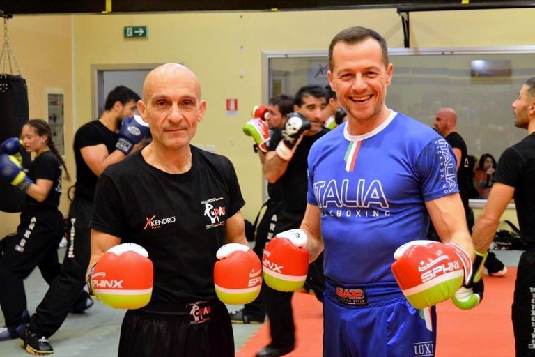 Panunzio in allenamento