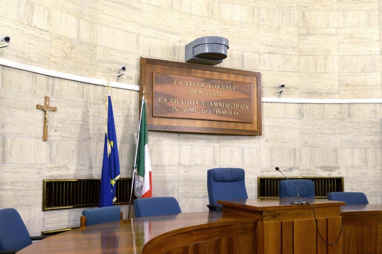 Un'aula del Tribunale