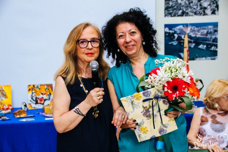 Wanda Massari con Marzia Morva. <span>Foto Simona Demartino</span>