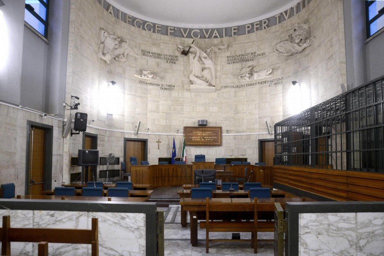 Un'aula del Tribunale