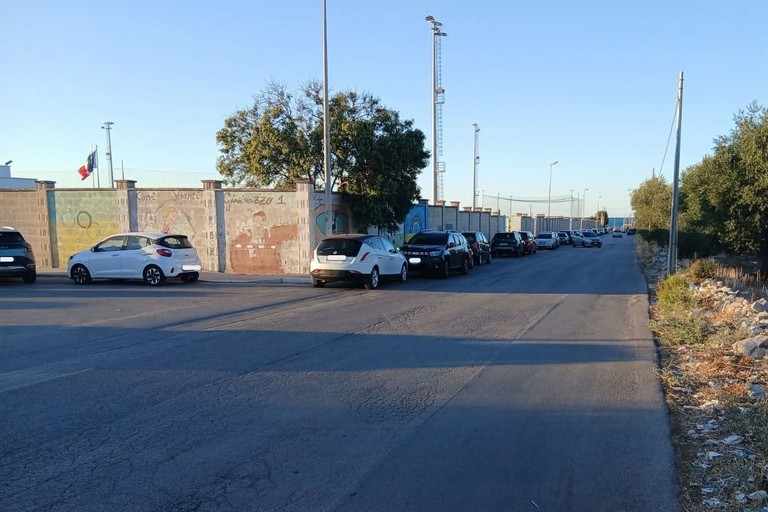 Parcheggio Campo Sportivo. <span>Foto Officine Progressiste Giovinazzo </span>