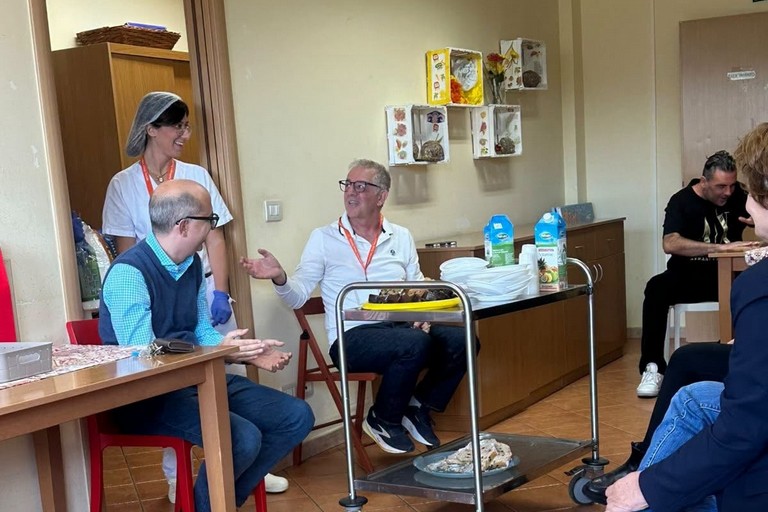Michele Sollecito nella Comunità Riabilitativa Assistenziale Psichiatrica