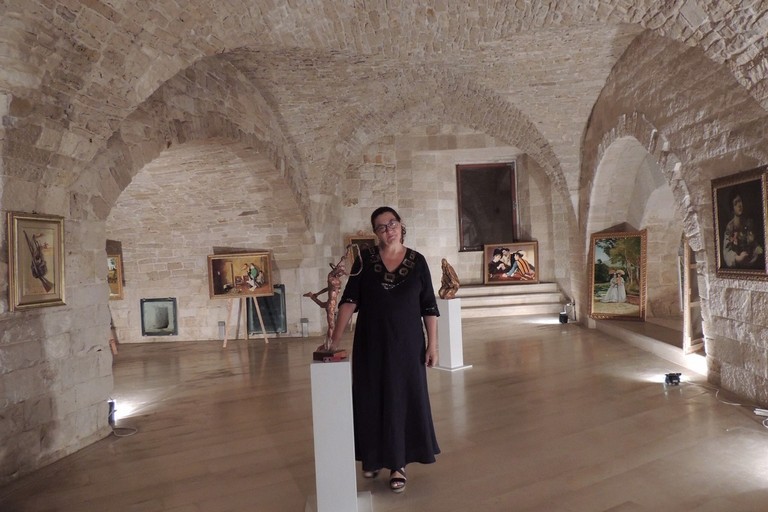 Antonella Merra nelle sale del Bastione