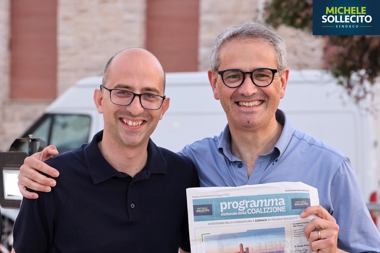 Sollecito con il sindaco di Capurso