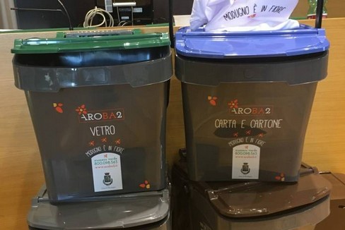 Il kit per la raccolta differenziata porta a porta