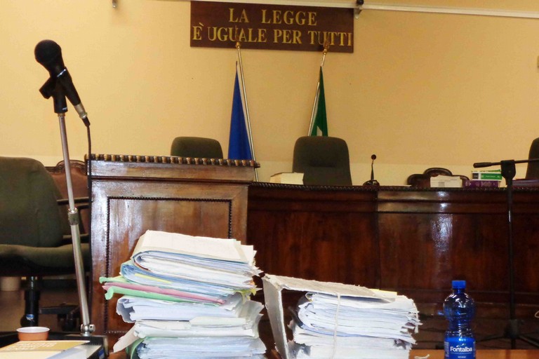 Un'aula del Tribunale