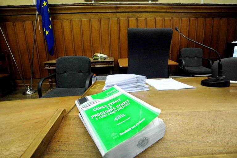 Un'aula del Tribunale