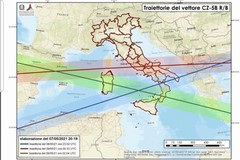Caduta frammenti razzo, le raccomandazioni della Protezione Civile
