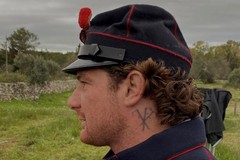Fabio Scaravilli sul set de "Il Maresciallo Fenoglio"