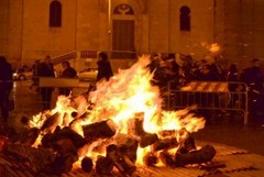 Domenica i Falò di Sant'Antonio Abate