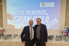 Il presidente di FCI Puglia Tommaso Depalma ospite alla festa del ciclismo piemontese