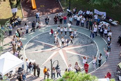 Settimana allattamento, un flash mob a Villa Spada