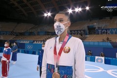 Ginnastica ritmica, splendido bronzo olimpico per Alina Harnasko