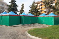 Villetta di via Devenuto: pronte le tensostrutture del Gal