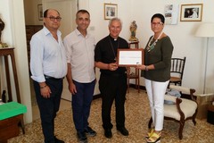 Mons. Cornacchia socio onorario dell'Associazione Imprenditori Molfetta