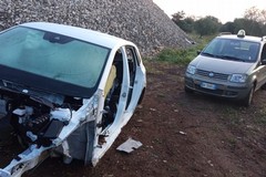 Volkswagen rubate e cannibalizzate nell'agro di Giovinazzo