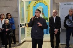 Benedetto l'altare della Madonna di Corsignano nella sede del Comitato Feste Patronali