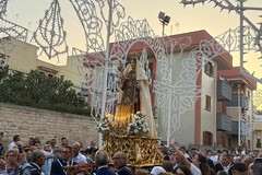 Ieri sera la processione della Madonna del Carmine: FOTO e VIDEO