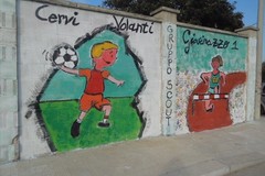 Gli scout colorano il campo sportivo