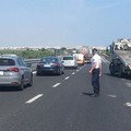 Incidente sulla strada statale 16 bis, disagi al traffico