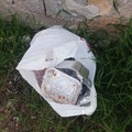 Rifiuti davanti alla chiesetta del Padre Eterno