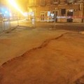 In piazza iniziati i lavori per gli incanalatori di traffico