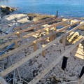 Partite le operazioni di rimozione dell'ultima parte della piattaforma a Ponente