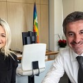 Daniele de Gennaro e l'assessora regionale Anna Grazia Maraschio al quartiere stazione