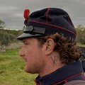 Fabio Scaravilli sul set de "Il Maresciallo Fenoglio "