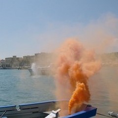 Esercitazione congiunta dopo i roghi al porto