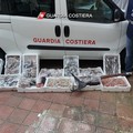 Pesce spada, merluzzi e gamberi senza provenienza: sequestro e multa