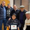 Le vecchie glorie dell'US Giovinazzo riabbracciano Giuseppe  "Zurill " De Cicco
