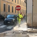 Pulizia e lavaggio straordinario delle strade