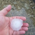 Breve ed intensa grandinata su Giovinazzo