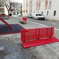Vandali in azione in piazzetta Kennedy a Giovinazzo