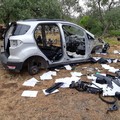 Quel che resta di un'auto: ennesimi ritrovamenti a Giovinazzo