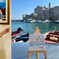 Angelo, il ragazzo che racconta Giovinazzo e la Puglia con il disegno