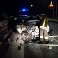 Schianto nella notte: cinque feriti sulla litoranea per Santo Spirito